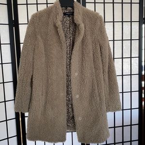 Kenneth Cole faux fur jacket